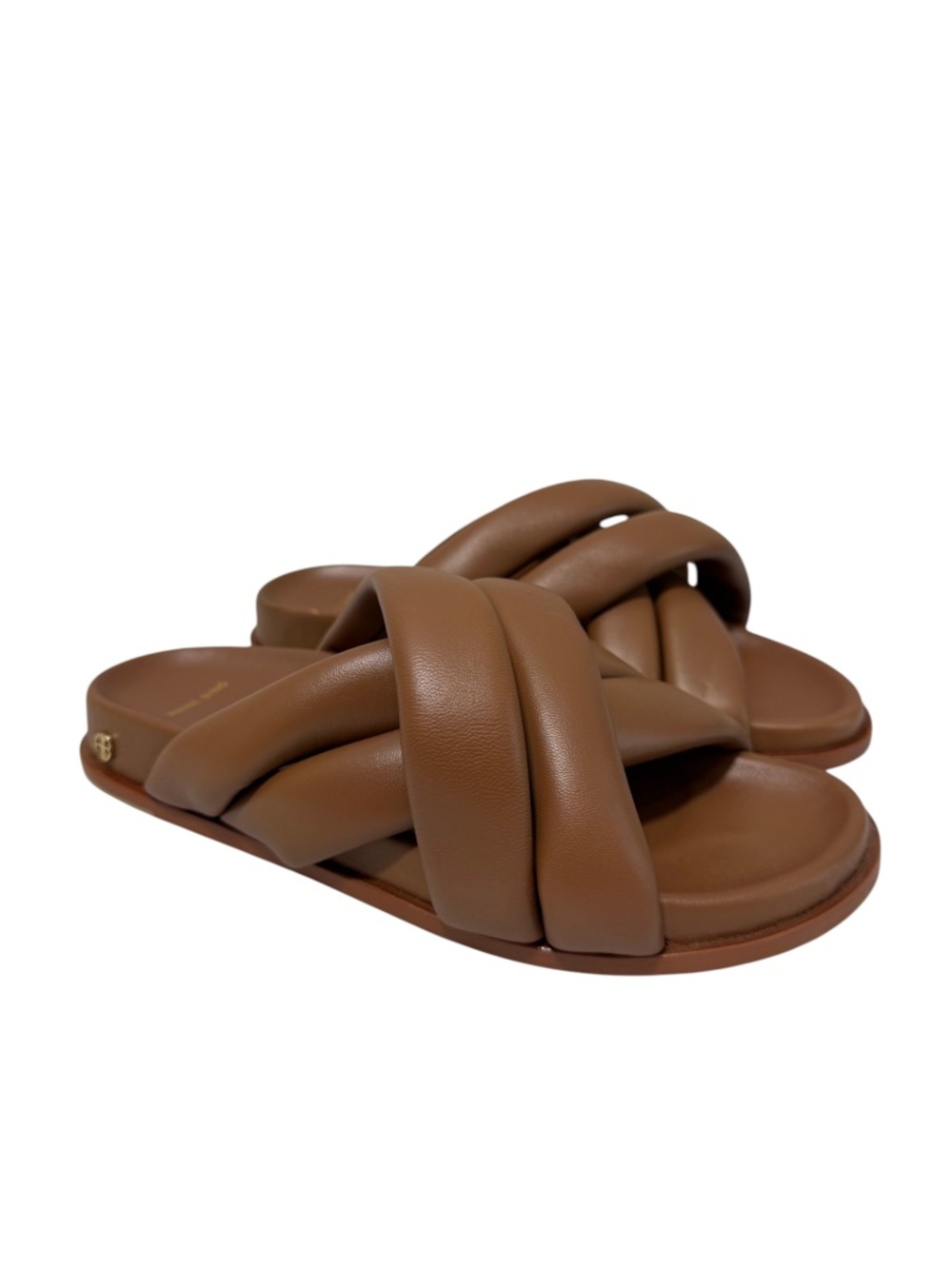 NWOB ANINE BING Lizzie Slides in Cognac Size 38